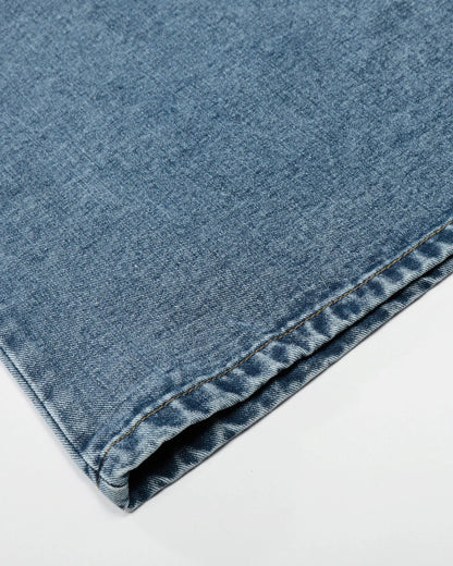 Denim Detachable Patchwork Barrel Joggers | LCDEGO Streetwear