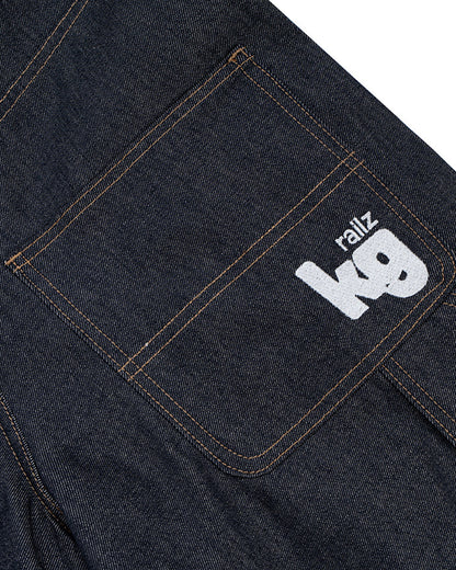 Raw Denim Carpenter Long Jorts | LCDEGO Streetwear