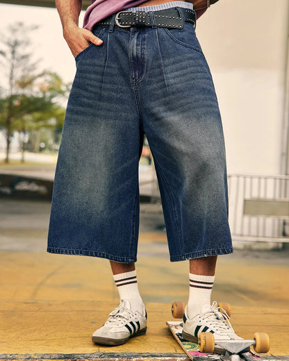 Double Waist Baggy Jorts | LCDEGO Streetwear