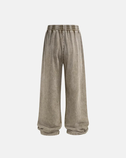 Straight Leg Acid Wash Sweatpant | LCDEGO Streetwear
