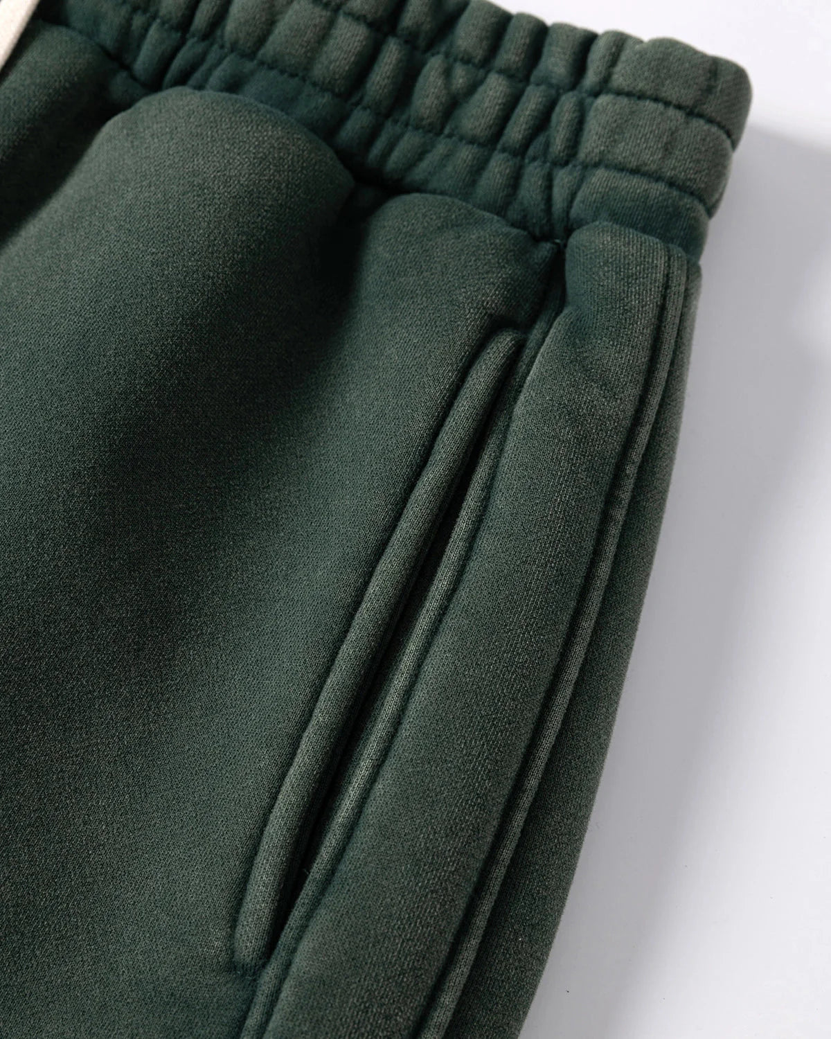 Retro Acid Washed Fleece Straight Leg Joggers | LCDEGO Streetwear