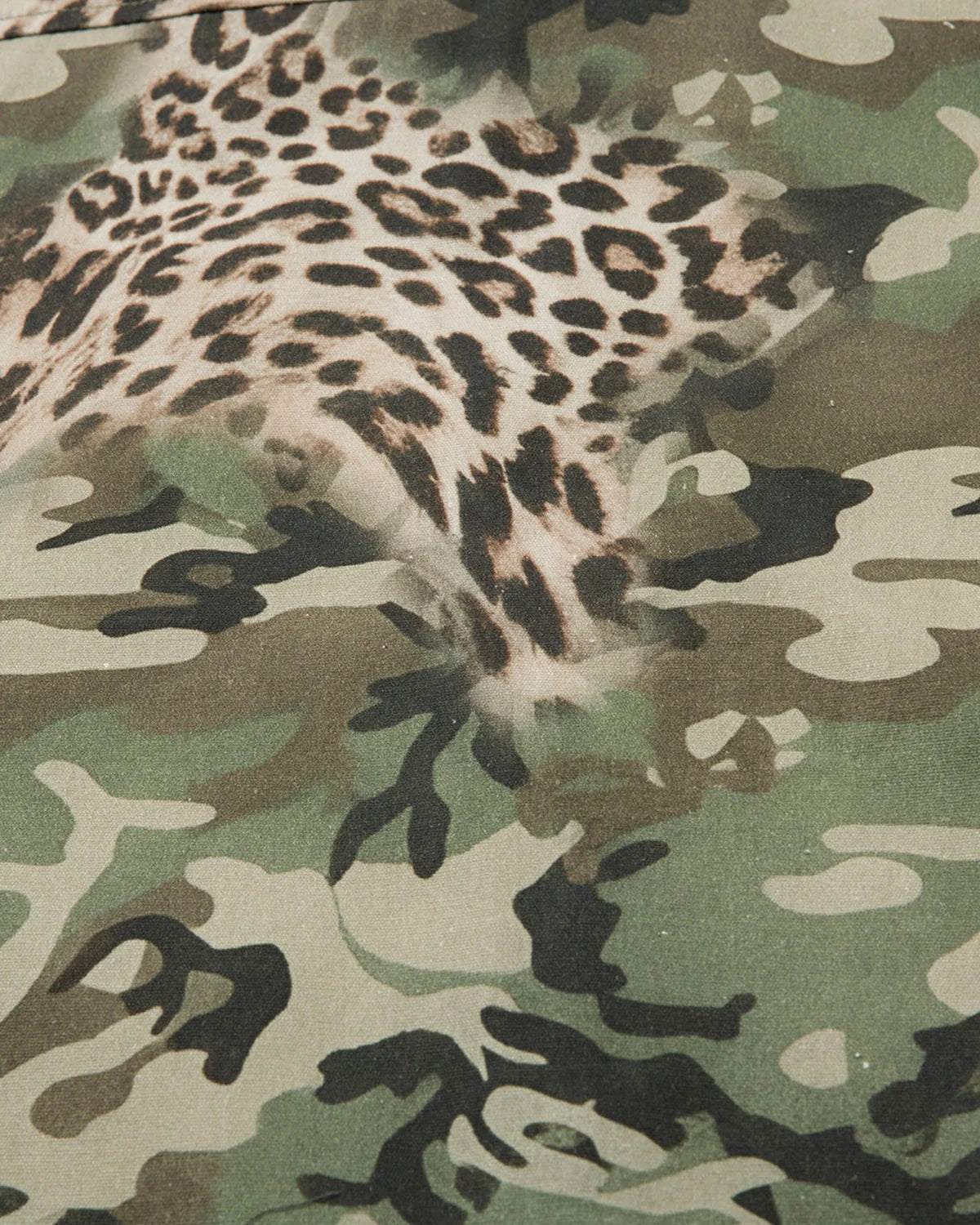 Camo Patchwork Double-Layer Shirt | LCDEGO Streetwear