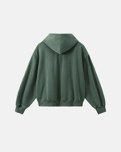 Garment Washed French Terry Hoodies | LCDEGO Streetwear