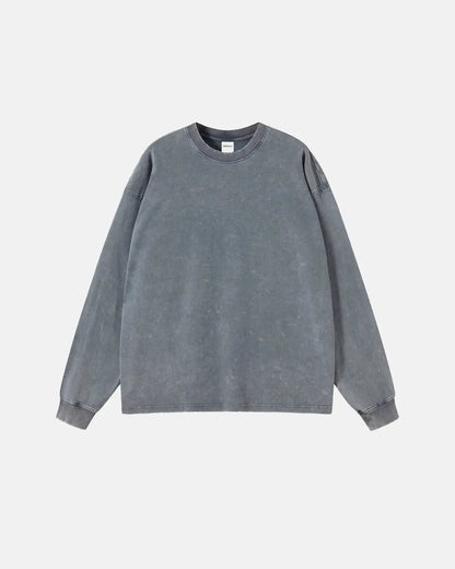 Acid Wash Batik Long Sleeve T-shirts | LCDEGO Streetwear