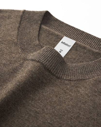 Knitwear Short-sleeved Crewneck Sweater | LCDEGO Streetwear
