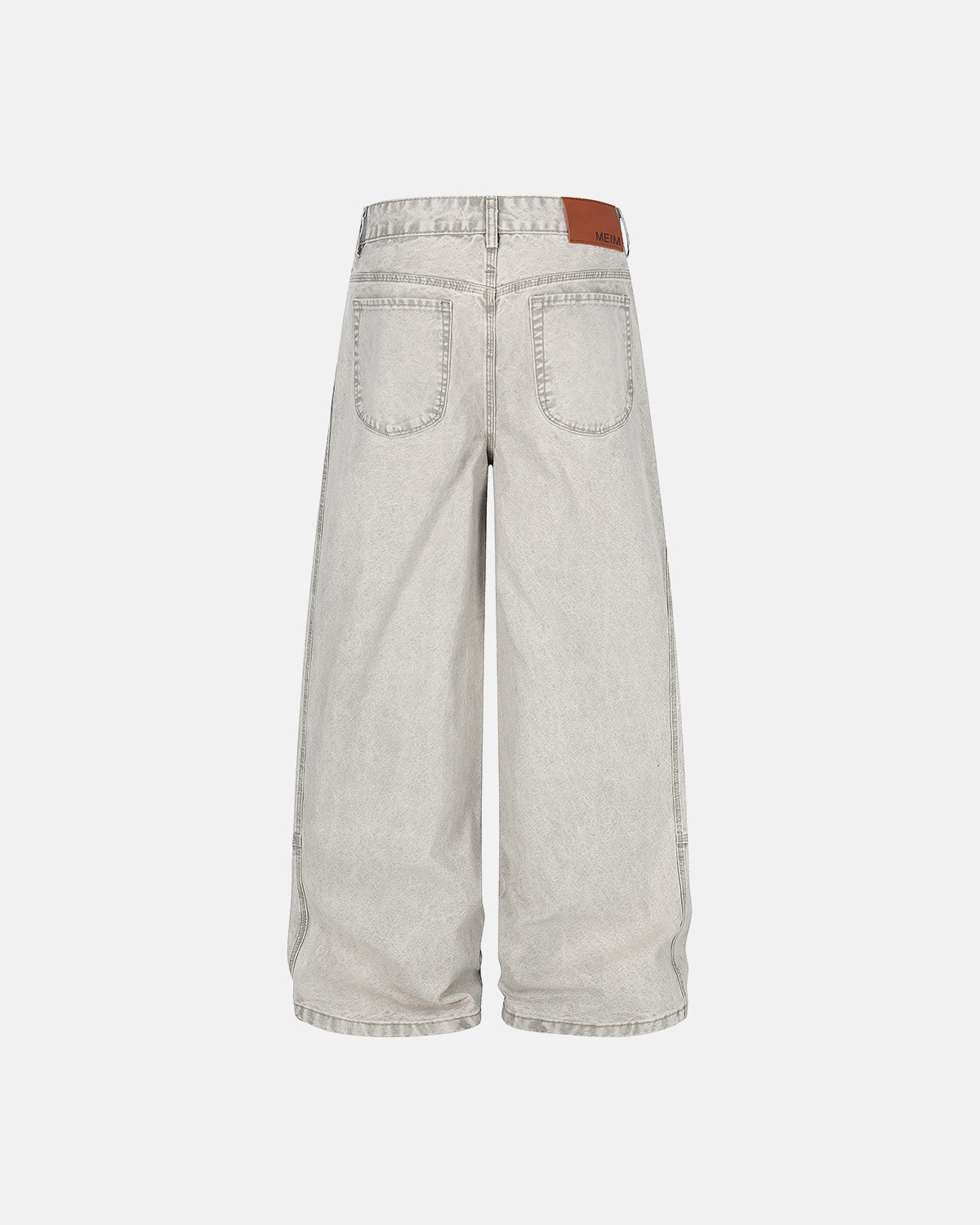 Vintage Washed Baggy Utility Jeans | LCDEGO Streetwear