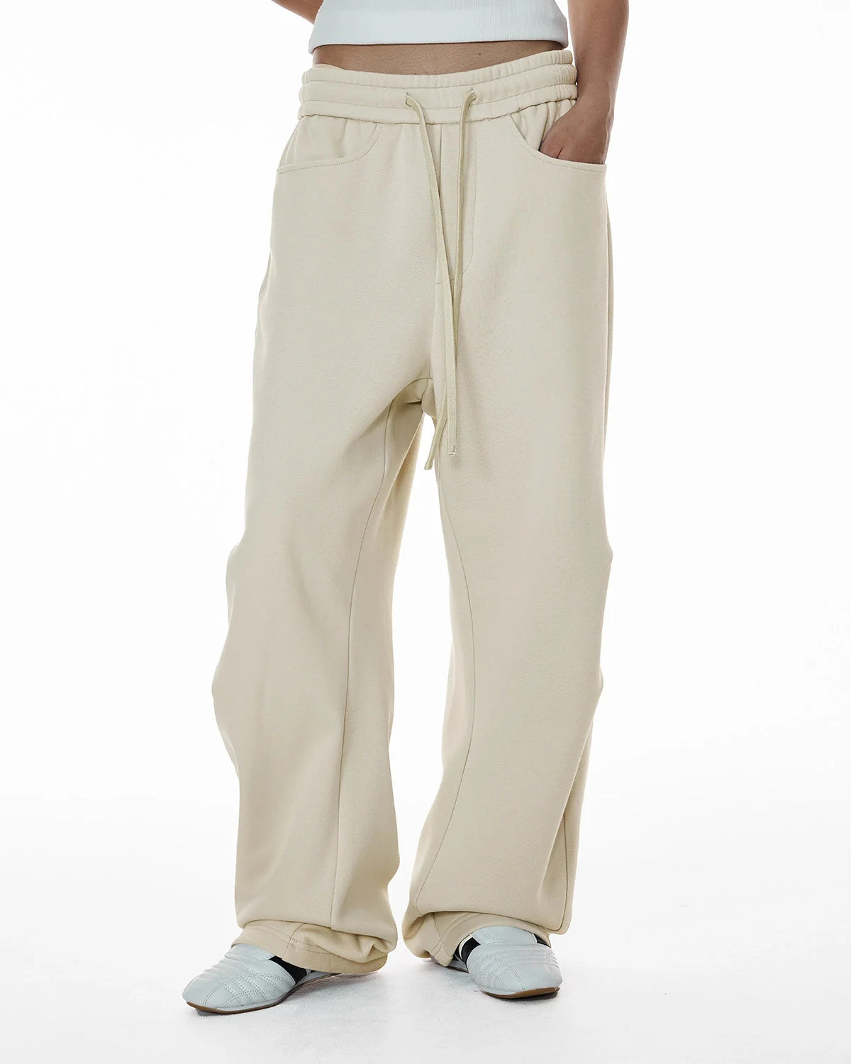 Solid Color Fleece Barrel Sweatpant | LCDEGO Streetwear