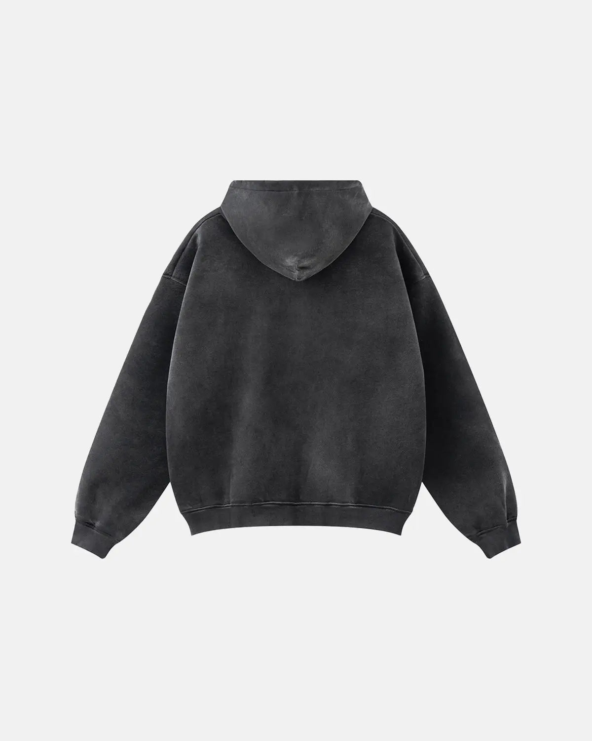 Graffiti Print Washed Fleece hoodie | LCDEGO Streetwear