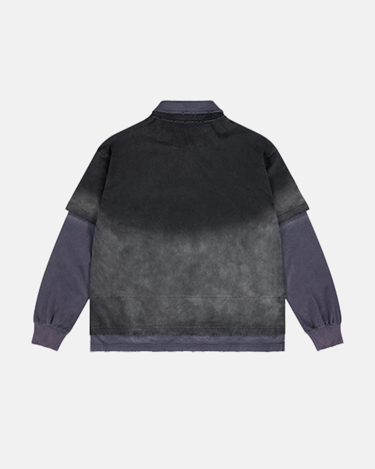 Retro Monkey Washed Layered Polo Shirt | LCDEGO Streetwear