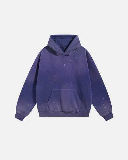 Acid Washed Ripped Fleece Hoodies | LCDEGO Streetwear