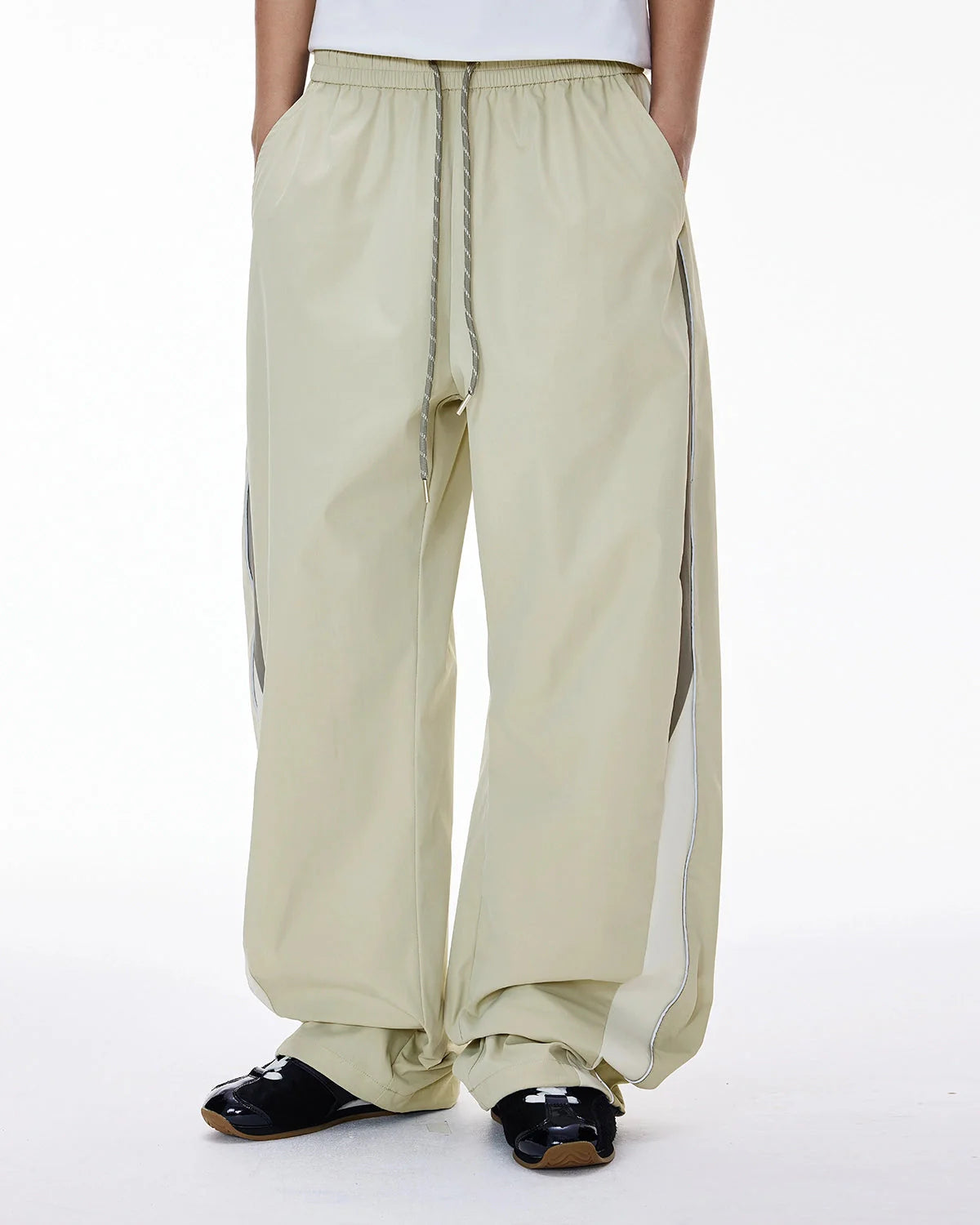 Reflective Windbreaker Track Pants | LCDEGO Streetwear