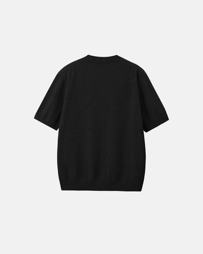 Knitwear Short-sleeved Crewneck Sweater | LCDEGO Streetwear