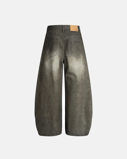 Dirty Acid Wash Baggy Jeans | LCDEGO Streetwear
