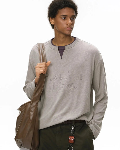 Double Layer Long Sleeve Tees | LCDEGO Streetwear