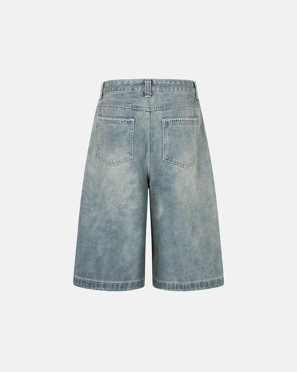 Button Fly Baggy Denim Jorts | LCDEGO streetwear