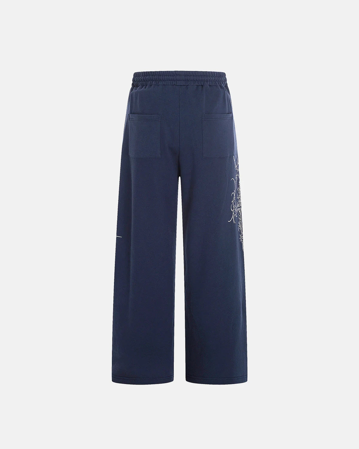 Studded Print Straight-Leg Sweatpants | LCDEGO Streetwear
