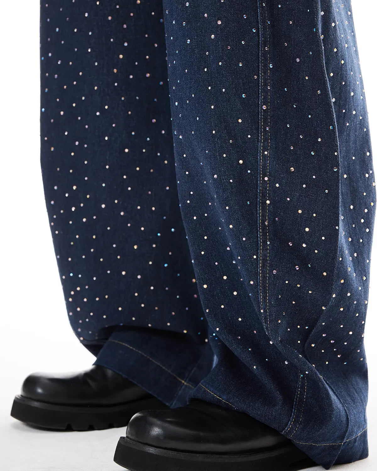 Colorful Rhinestones Ballon?jeans | LCDEGO Streetwear