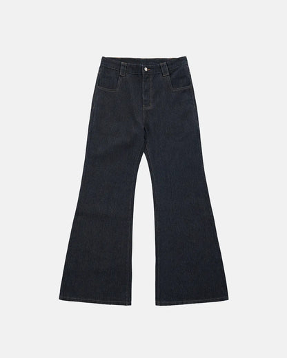 Super Raw Flared Baggy Jeans | LCDEGO Streetwear