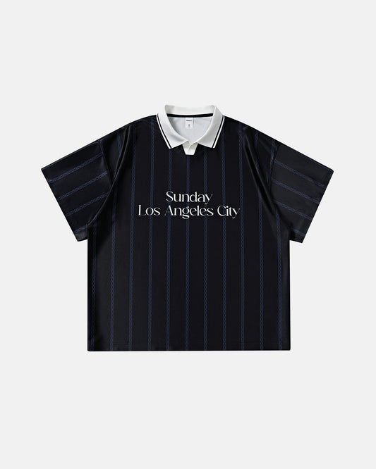Vintage Striped Polo Jersey | LCDEGO Streetwear