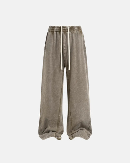 Straight Leg Acid Wash Sweatpant | LCDEGO Streetwear