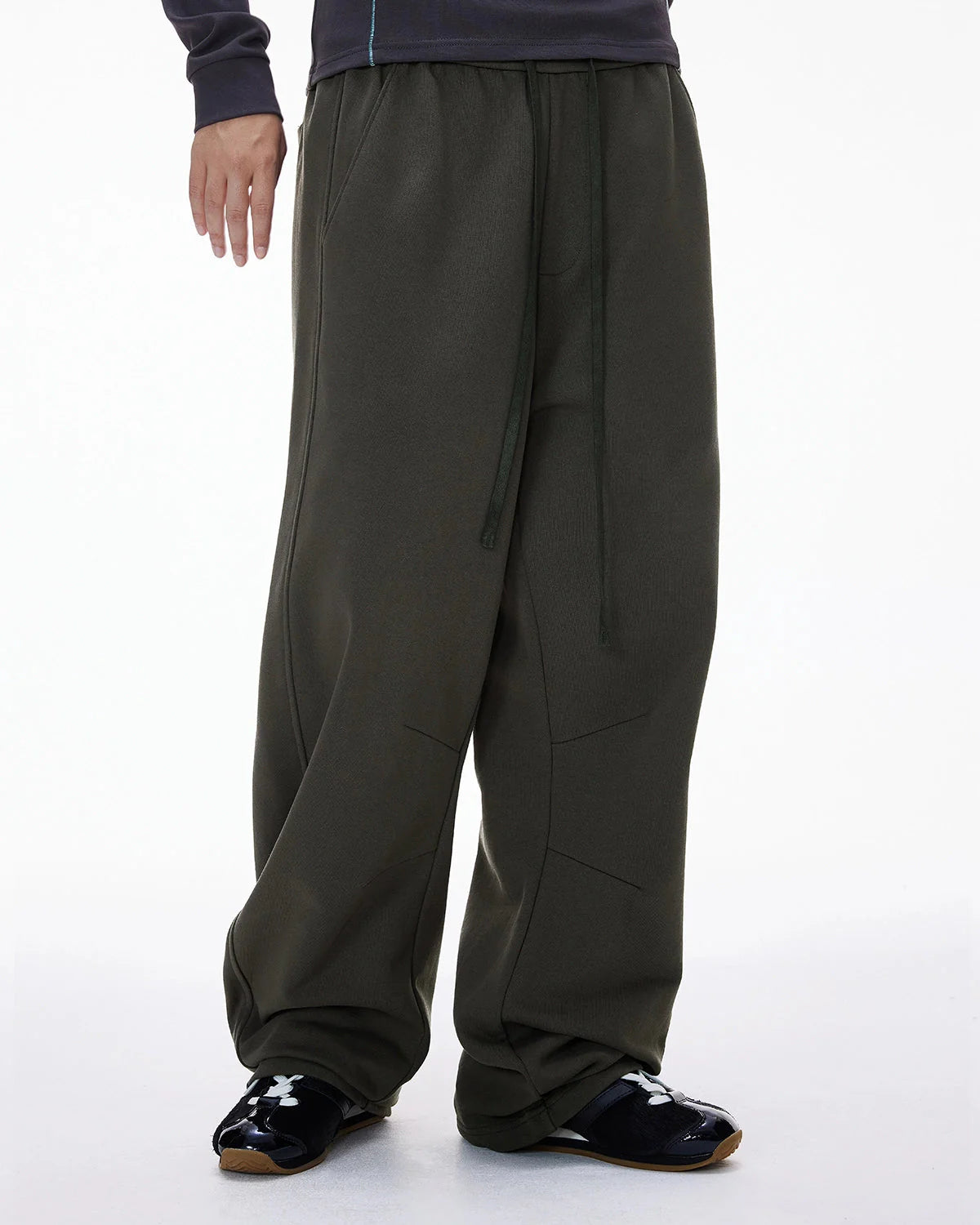 Grey French Terry Barrel Sweatpant | LCDEGO Streetwear