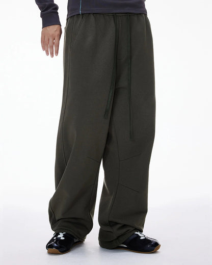 Grey French Terry Barrel Sweatpant | LCDEGO Streetwear