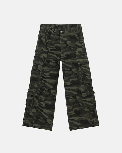 Vintage Camo Cargo Pants | LCDEGO Streetwear