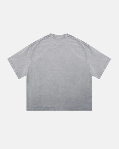 Acid Wash Boxy Fit Tshirts | LCDEGO Streetwear
