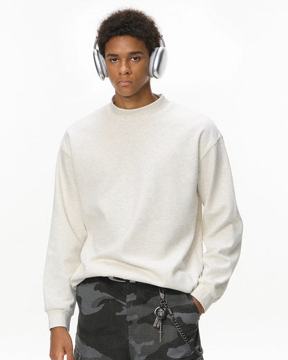 Soft Touch Mock Neck Sweatshirts | LCDEGO Streetwear
