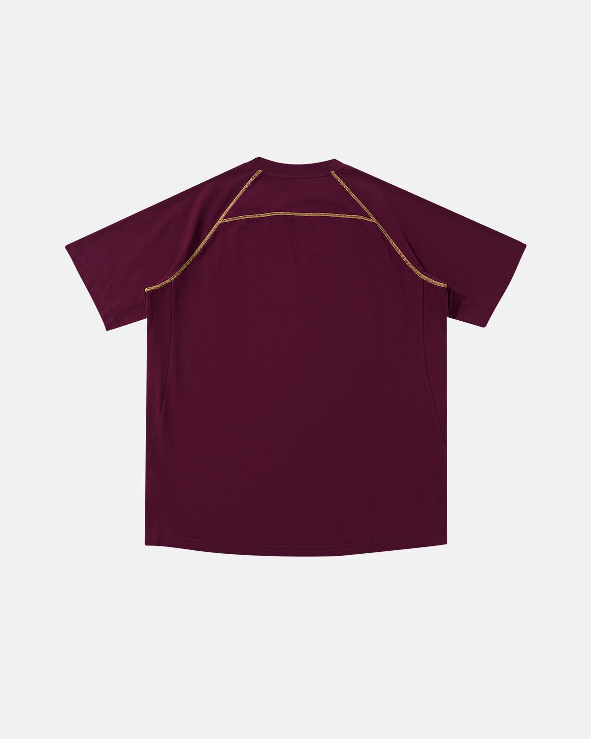 Contrast Color Stiching Stretch T-shirt | LCDEGO Streetwear