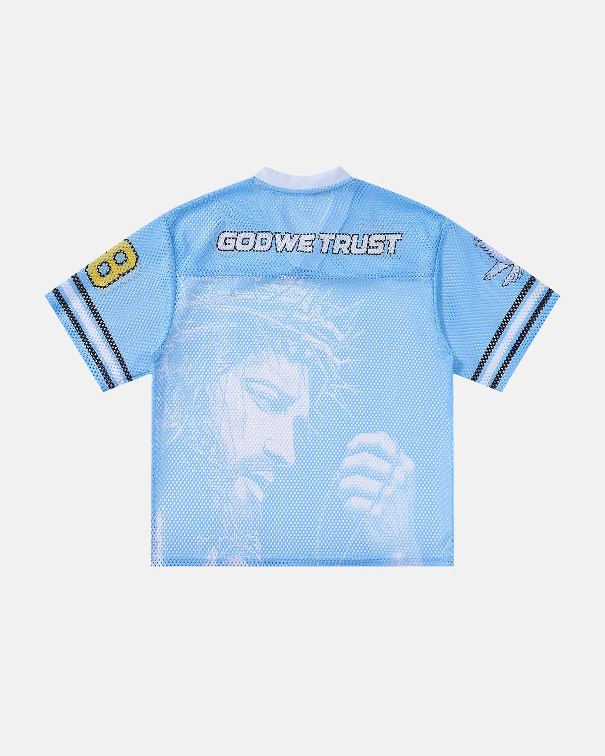 Dove Graphic Mesh Football Jersey | LCDEGO Streetwear