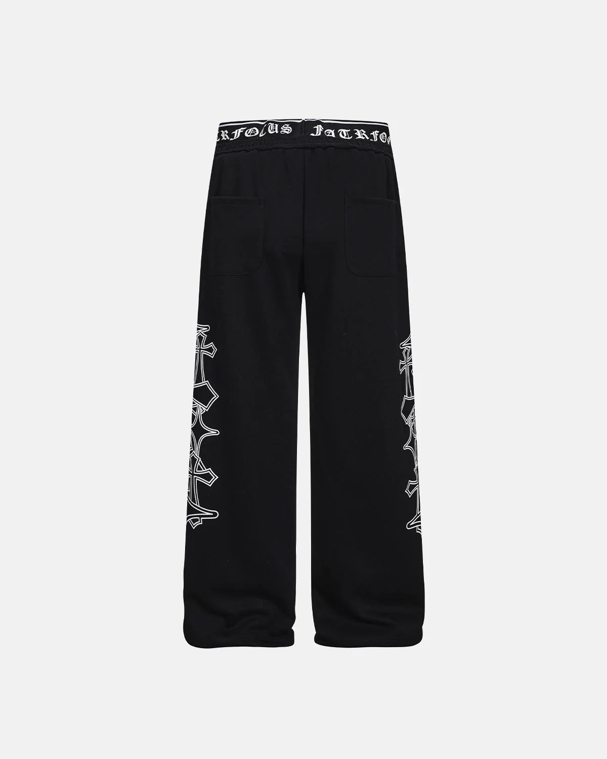 Gothic Graphic Wide Leg Sweatpants | LCDEGO Streetwear