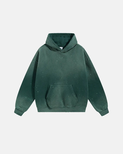 Acid Washed Ripped Fleece Hoodies | LCDEGO Streetwear