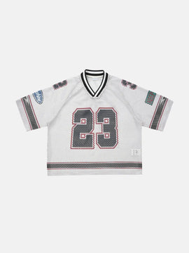 23 Patchwork Mesh Jersey | LCDEGO Streetwear