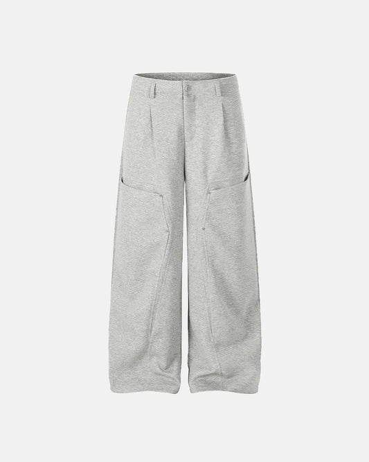 Patch Pocket Barrel Sweatpants | LCDEGO Streetwear