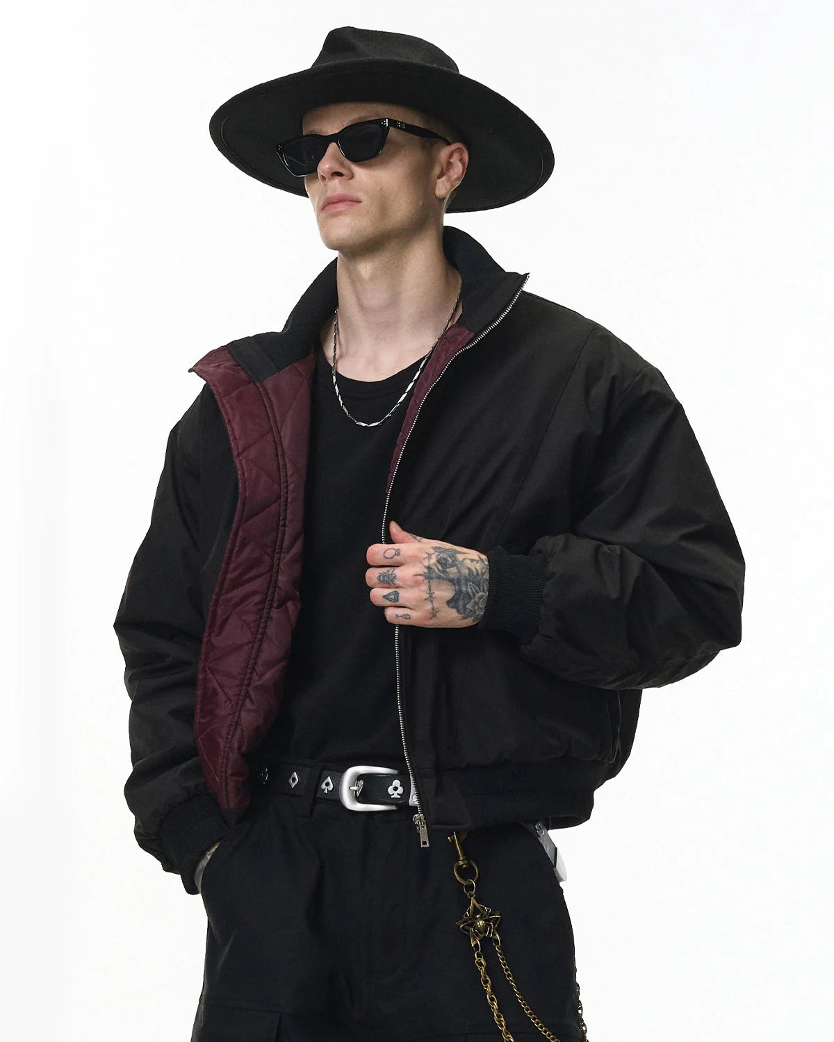 Cotton Padded Bomber Jacket | LCDEGO Streetwear