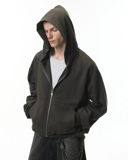 French Terry Zip Up Hoodies | LCDEGO Streetwear