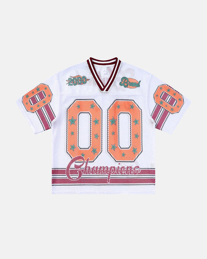 Star Graphic Mesh Football Jersey | LCDEGO Streetwear
