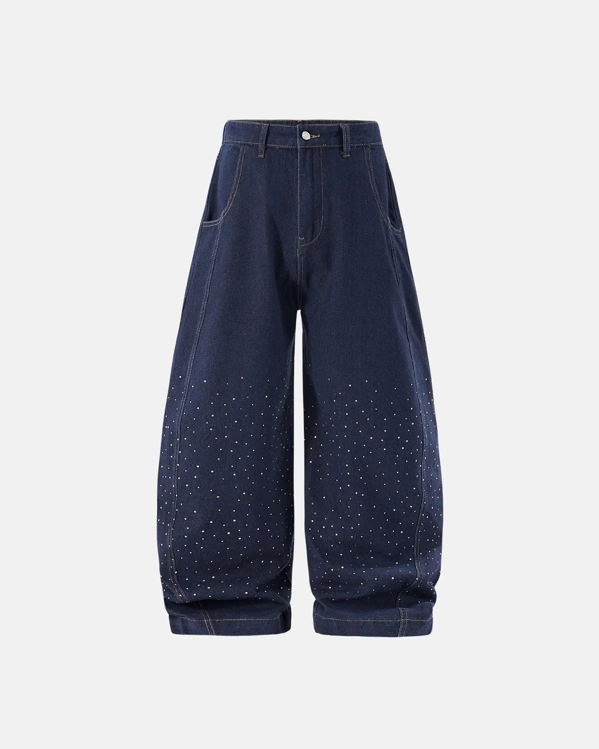 Colorful Rhinestones Ballon?jeans | LCDEGO Streetwear