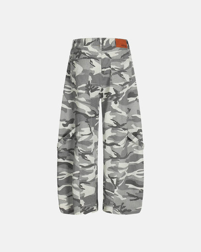 Multi-Pockets Barrel Camouflage Cargo Pants | LCDEGO Streetwear