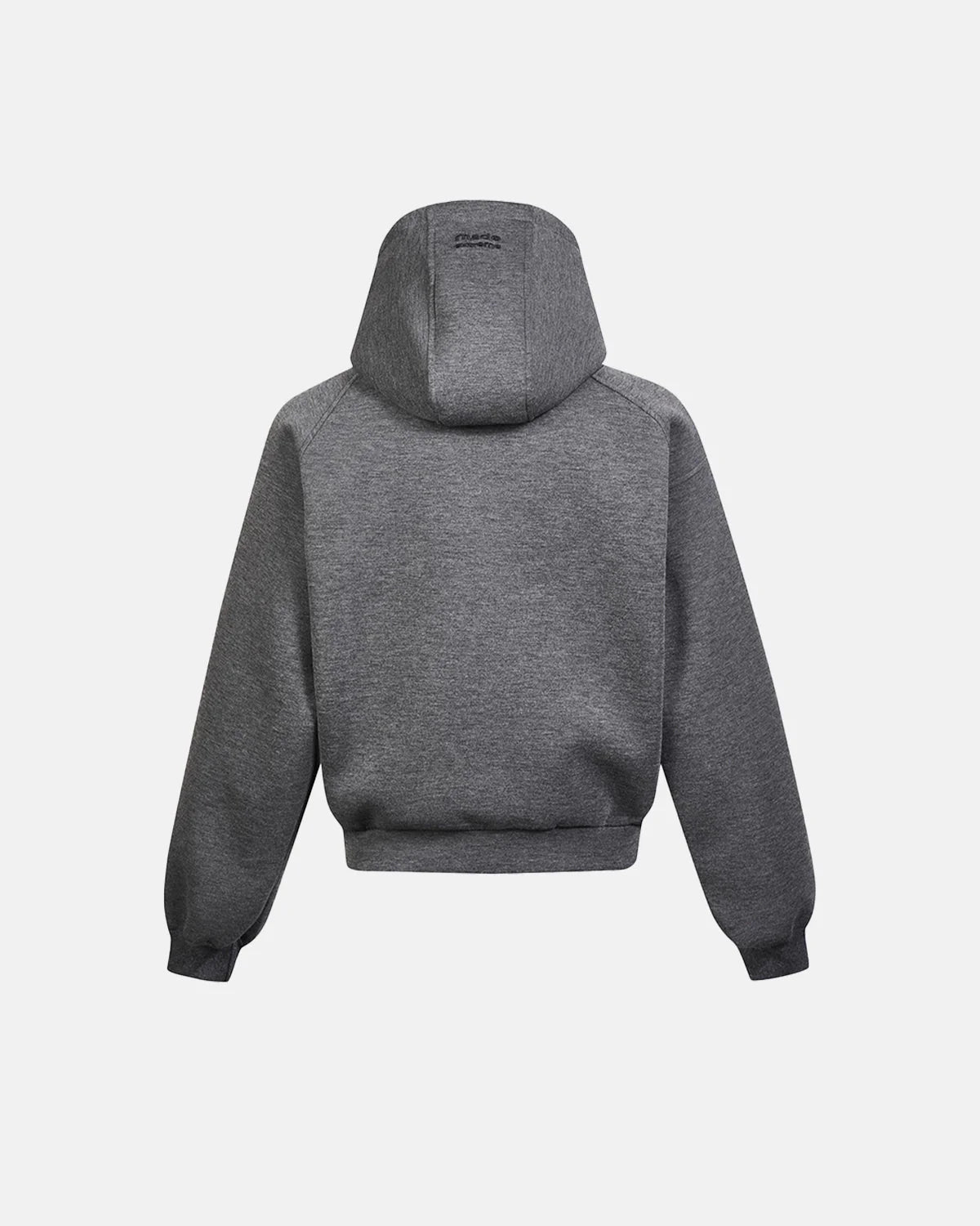 LCDEGO Grey Boxy Zip Up Hoodies