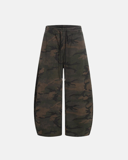 Camo Fleece Barrel Sweatpant | LCDEGO Streetwear