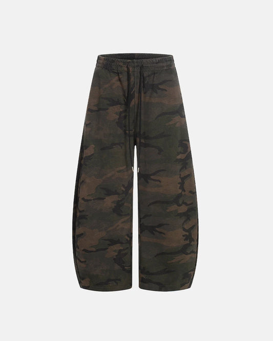 Camo Fleece Barrel Sweatpant | LCDEGO Streetwear