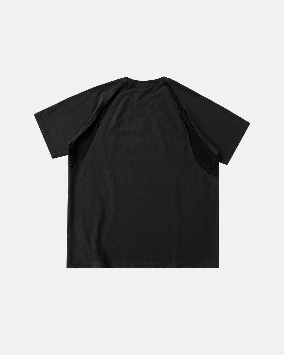 Mesh Patchwork Stitching Embroidered T-Shirt | LCDEGO Streetwear