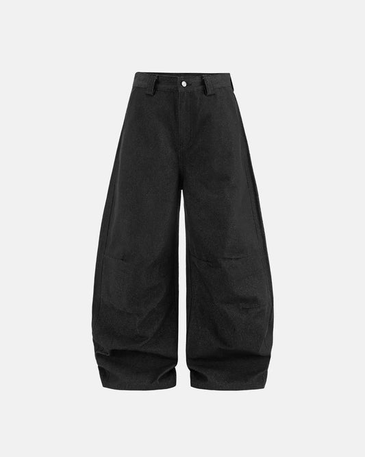 Raw Baggy Barrel Jeans | LCDEGO Streetwear