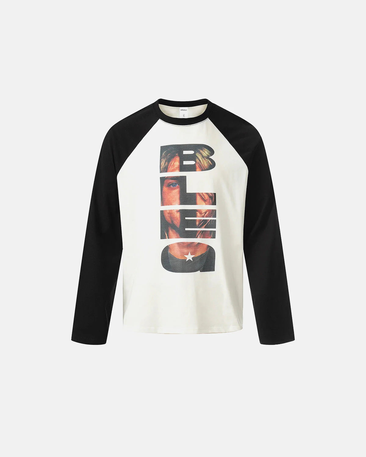 Color Block Portrait Long Sleeve Tees | LCDEGO Streetwear