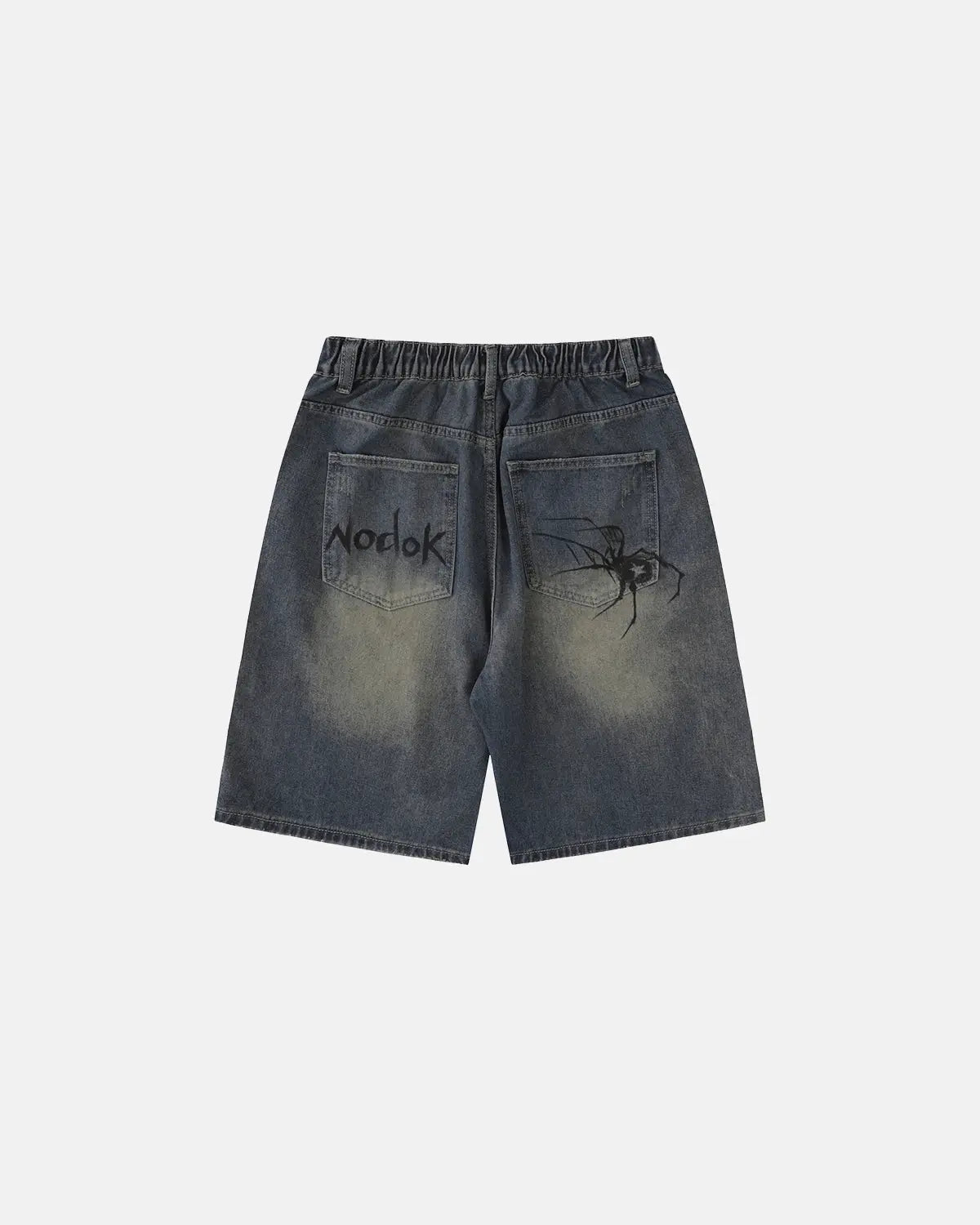 Spider Straight Leg Jorts | LCDEGO Streetwear