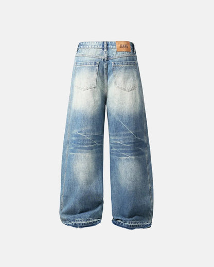 Washed Baggy Jeans | LCDEGO Streetwear