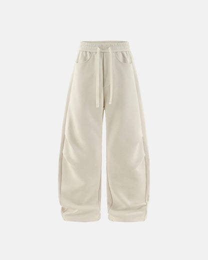 Solid Color Fleece Barrel Sweatpant | LCDEGO Streetwear