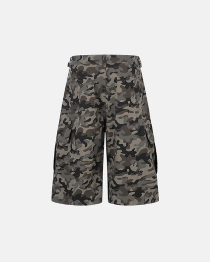 Long Camo Streetwear Shorts | LCDEGO Streetwear